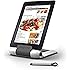 Prepara iPrep Foldable/Adjustable e-reader, phone and tablet stand for iPads, iPad Air, iPad mini, iPhone, Surface, Kindle Fire, Nook, Samsung, White