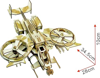 Droga Lord Fighter 3D rompecabezas de la burbuja de madera, decoración del hogar, rompecabezas de desarrollo del kit de modelo, la capacidad de manos, la imaginación del espacio, juguetes, adornos: Amazon.es: Hogar