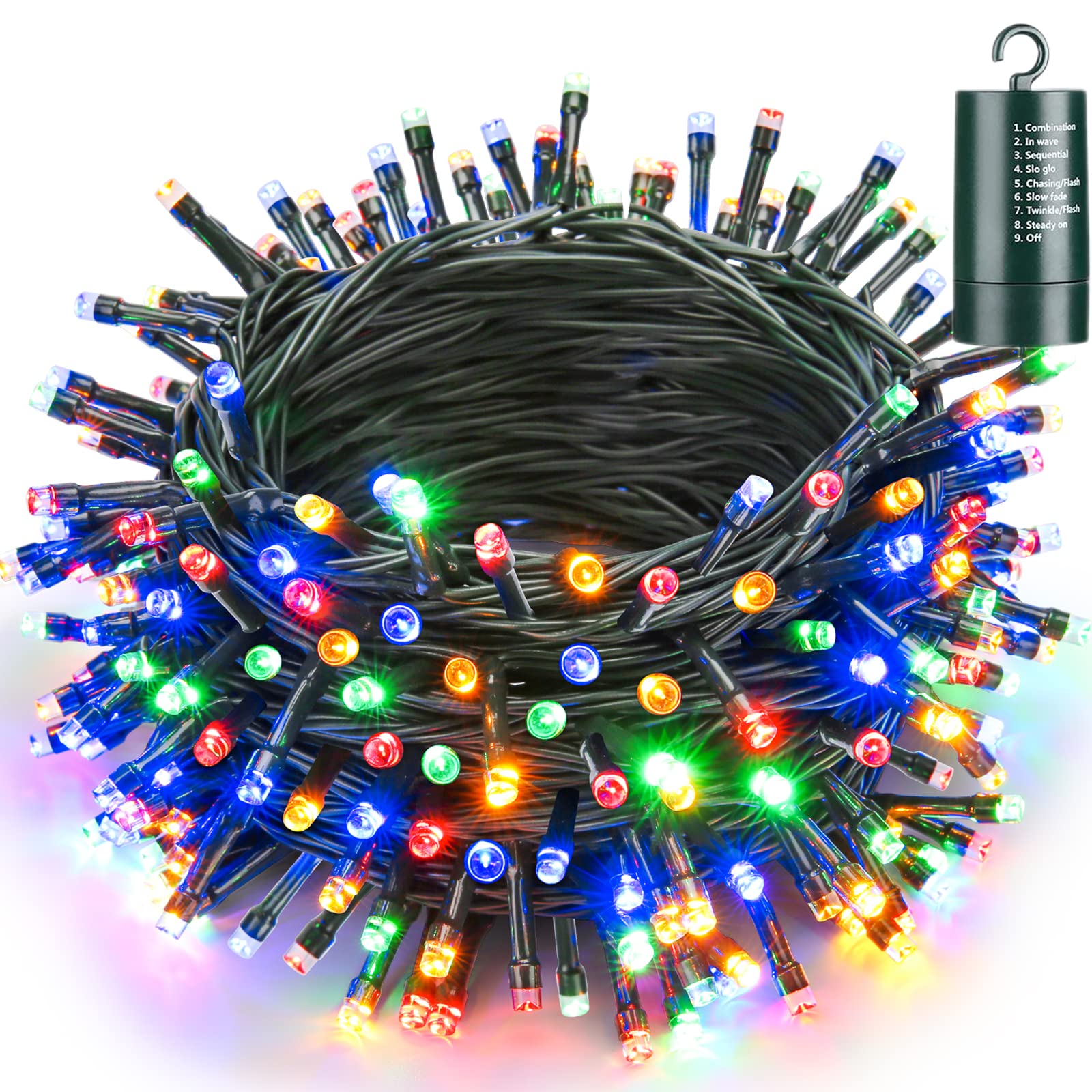 Photo 1 of *UNTESTED*
Joomer Battery Christmas Lights, 66ft 200LED Fairy Lights Battery Operated Timer 8 Modes Waterproof for Outdoor Home Garden Party Holiday Christmas Trees Decoration (Multicolor)