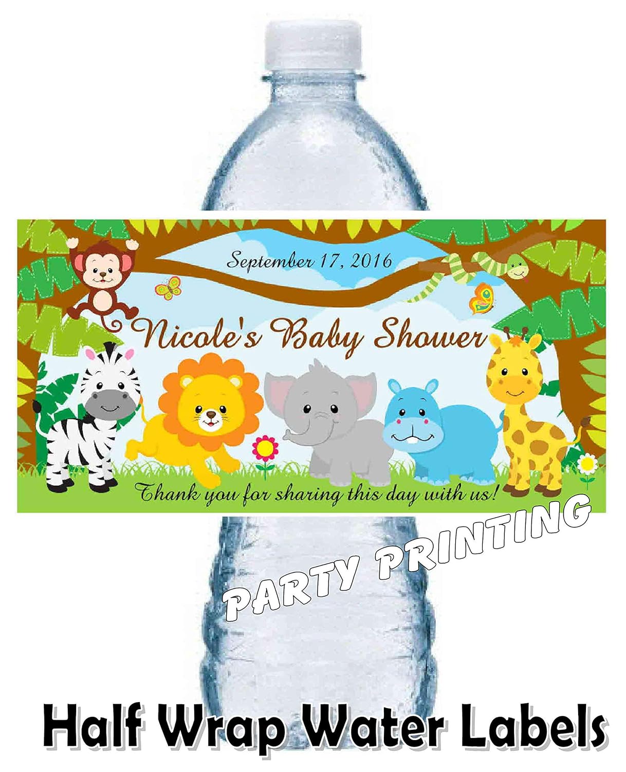 wrap with us baby shower favors