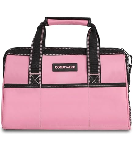 Pink Tools Dickies 20-Inch Durable Canvas Work Bag For Painters