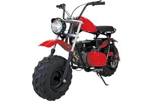 M MASSIMO MOTOR Massimo Motor MB200S Four Stroke Single Cylinder Displacement 196CC, 1 Gal 19X7.00-8 in Weight Capacity 220 LBS 25 MPH, Gas Minibike, Mini Motorcycle