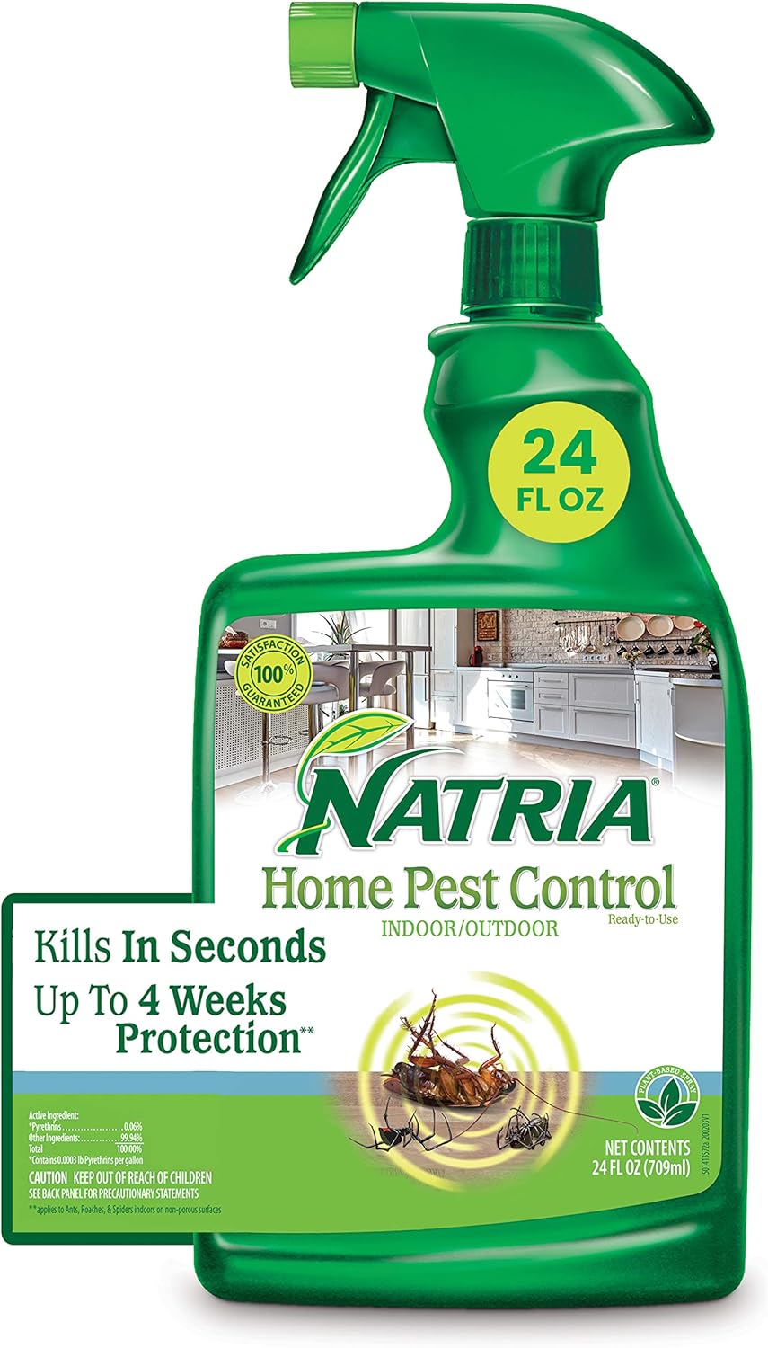 Amazon Com Natria 706260d Home Pest Control Bug Killer For Indoor And Outdoor 24 Ounce Ready To Use Garden Outdoor