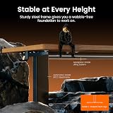 ErGear Electric Standing Desk 100x60cm 4 Memory Smart Panel, 72-118cm view 3