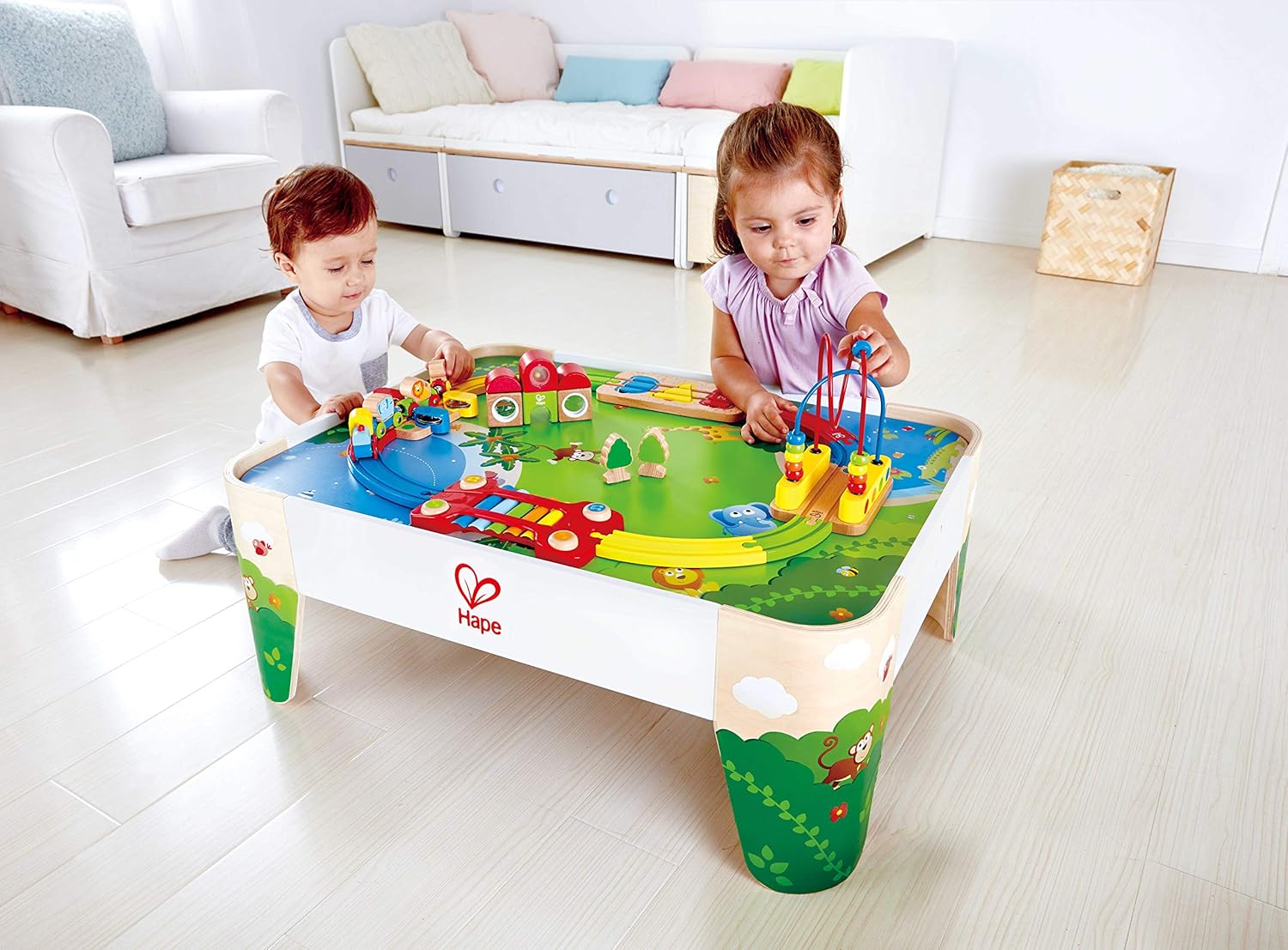 hape train table