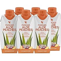 FOREVER ALOE PEACHES & VERA JUICE 18本セット Amazon.com : Forever Living - Forever Aloe Peaches