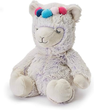 Warmies 13'' Heatable Llama Soft Toy with Lavender - Relaxation Aid