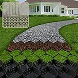 4" Thick Gravel Ground Grid 6.5ft x 33ft - Geo Grid