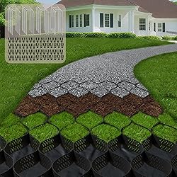 4" Thick Gravel Ground Grid 6.5ft x 33ft - Geo Grid