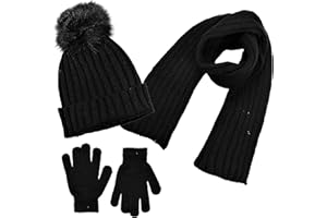 POLAR WEAR Polarwear Boys Hat,scarf & Glove Set-Kids Cold Weather Winter Accessories-Childrens 3 Pc Beanie Set-Big Boys Hat Scarves sets