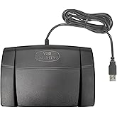 Executive Communication Systems Infinity 3 USB Foot Pedal Control with Computer Plug In, one unit