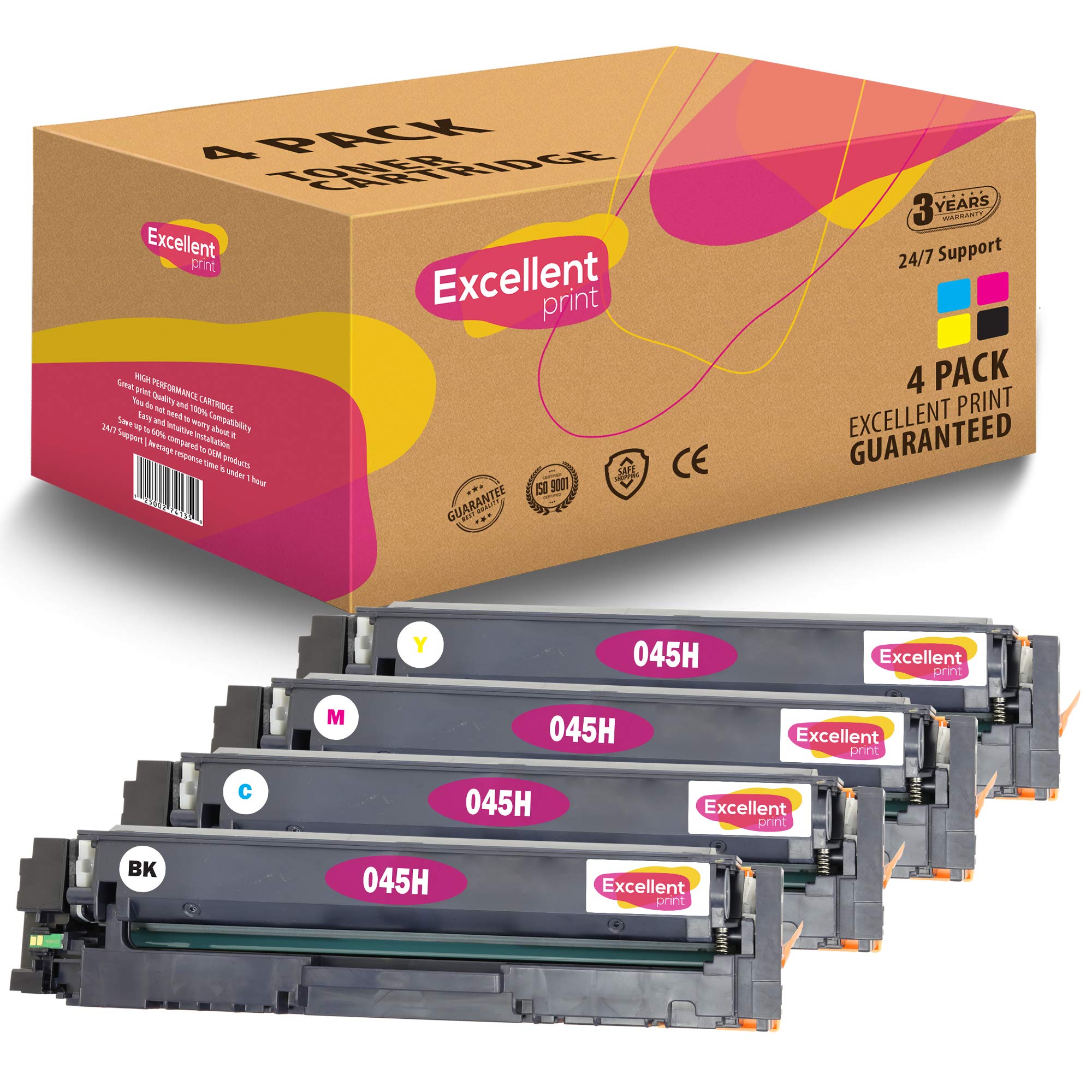 Excellent Print 045H Compatible Toner cartridge for Canon i-Sensys MF635CX MF633CDW MF634CDW LBP611CN