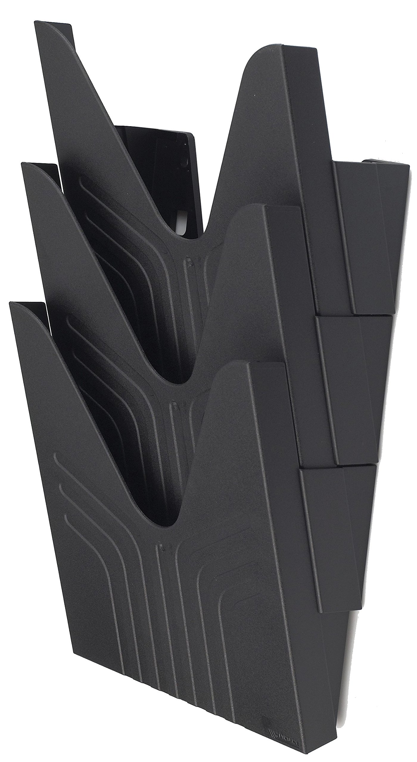 Avery 144-3BLK Original A4 Literature Holders, 250 x 260 x 115 mm, Set of 3 - Black