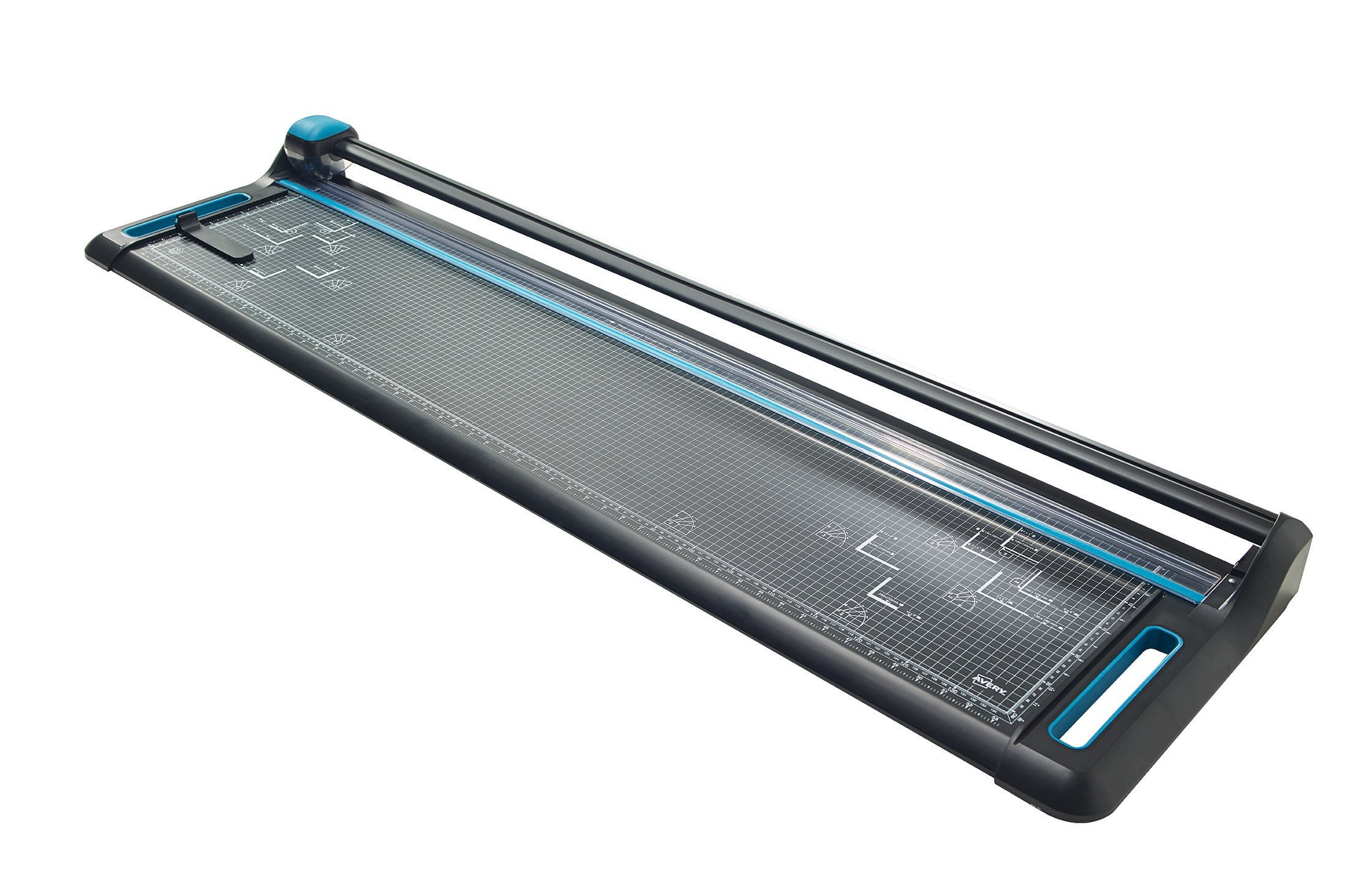 Avery A0 P1370 Precision Trimmer Paper Cutter, Black and Teal