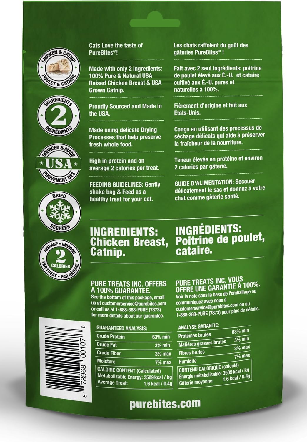 purebites chicken cat treats