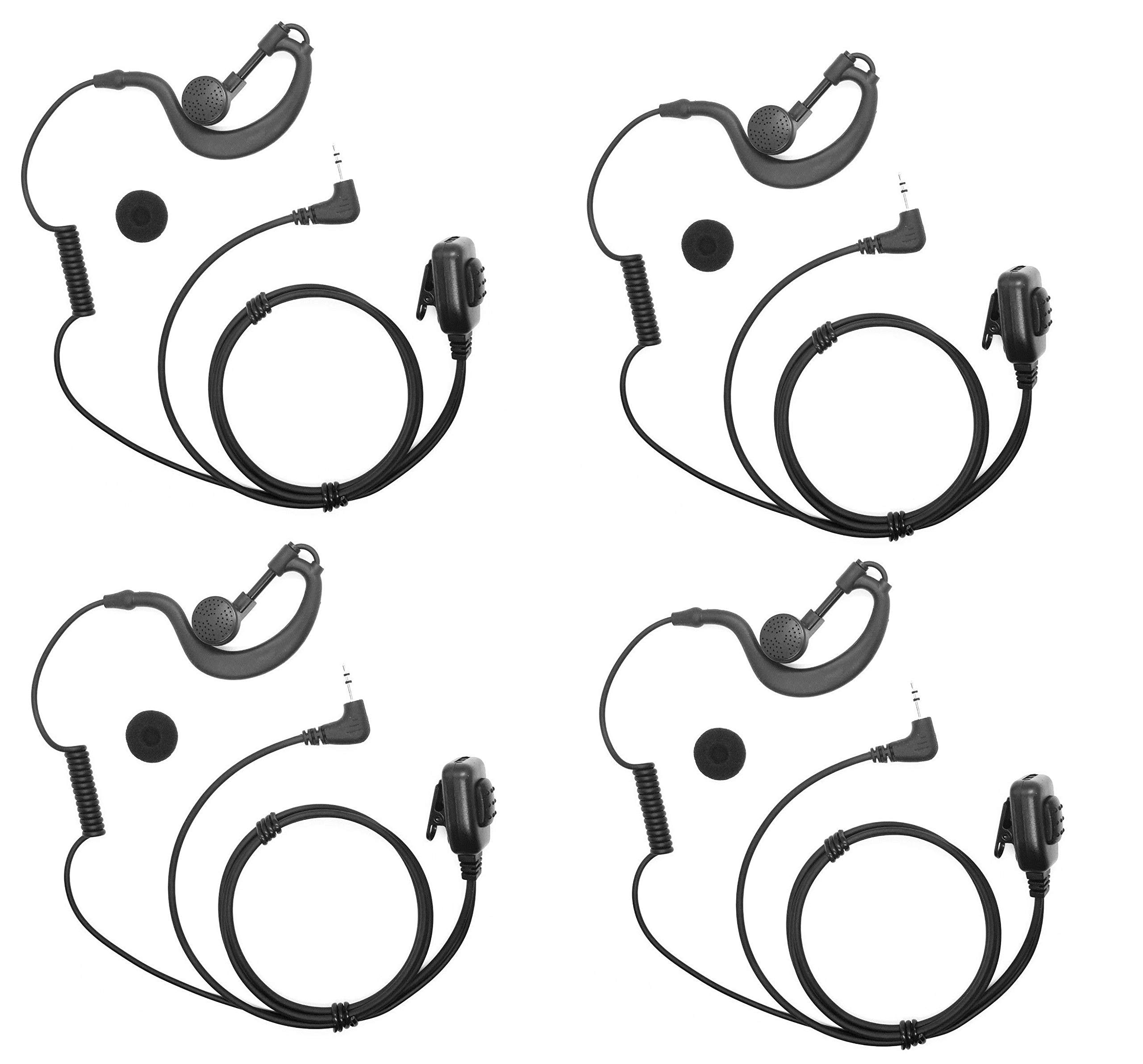 4 x G-Shape Headset Earpiece for BINATONE Radio