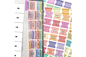 CUALFEC Bible Index Tabs New & Old Testament Tabs Matte Laminated Floral Design, Bible Journaling Supplies - 122 Pcs (Polka Dots)