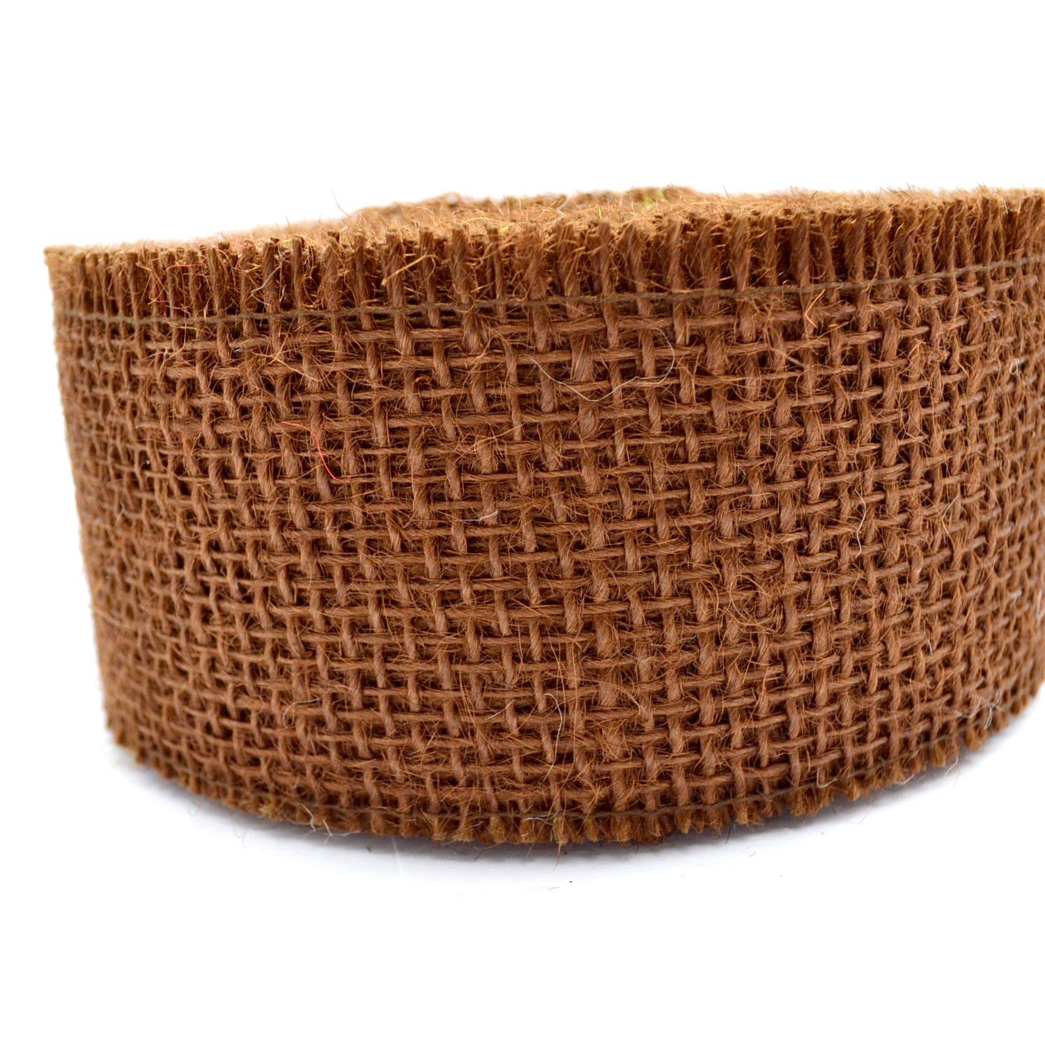 25 m x 60 mm Decorative Ribbon Jute Light Brown Jute Ribbon Gift Ribbon 6 cm Natural Jute Sustainable Christmas Autumn Decoration Brown Gift Packaging