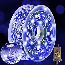 KNONEW 100FT Outdoor Christmas Fairy Lights Plug