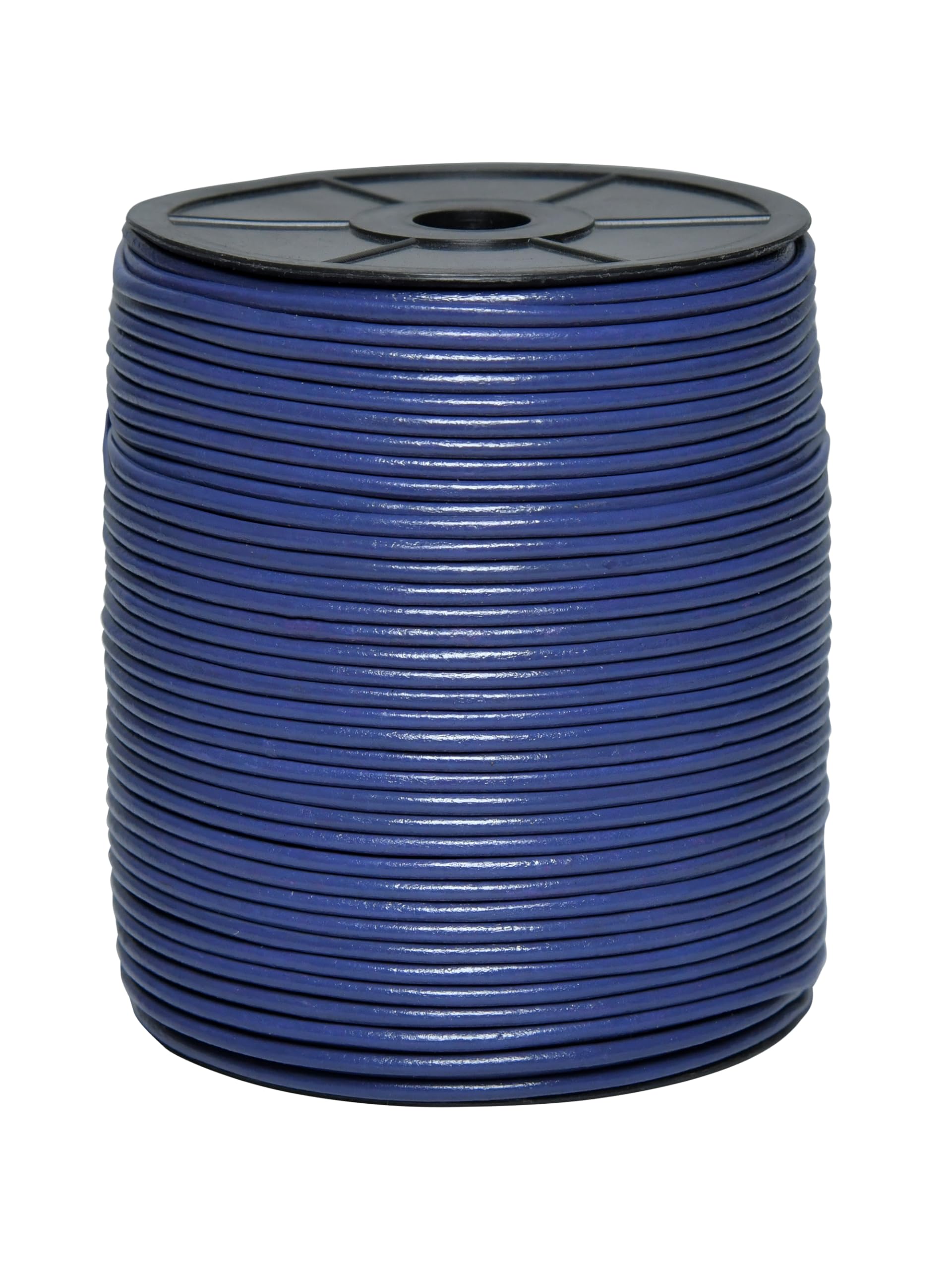 Cords Essentials Round Genuine Leather String Cord, Rope for Jewelry Making, Necklaces, Bracelets, Kumihimo Braiding, Wraps, Crafts and Hobby Projects (Light Violet, 3.0 MM) — image 1