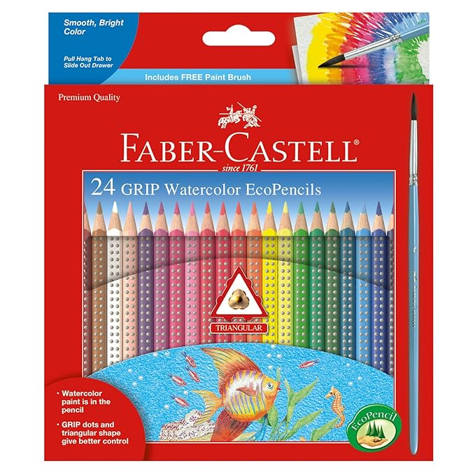 Buy FaberCastell Grip Watercolor EcoPencils Premium Art Supplies