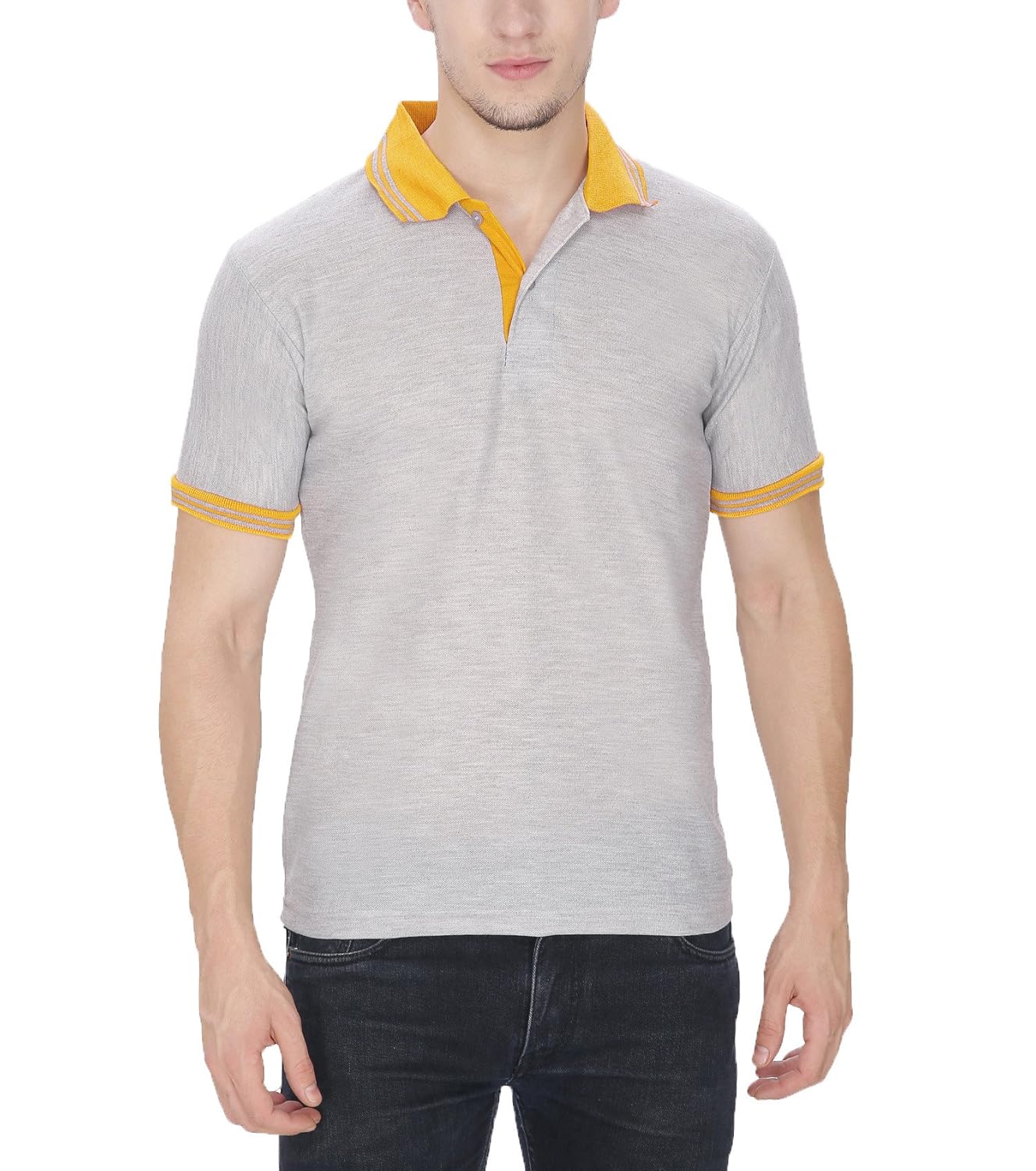 baremoda men's polo t shirt maroon black grey combo pack of 3