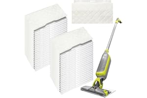 Frescares 24 Pack Thicker VACMOP Replacement Pads for Shark VM252 VM200 VM190 VM250 VM251 Vacumn Mop, Disposable Hard Floor Vacuum and Mop Pad Refills