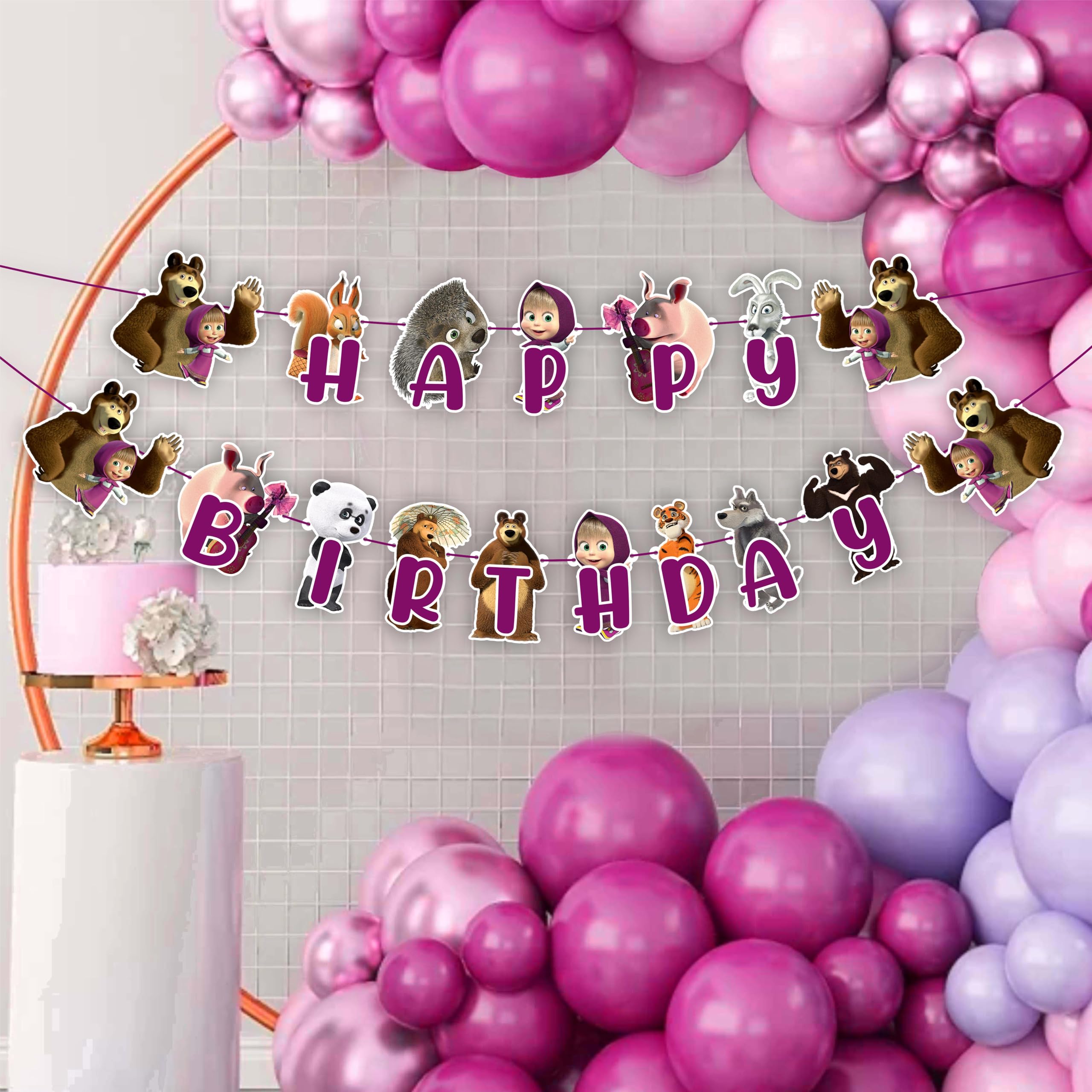 Seyal® Maasa and ber Happy Birthday Banner