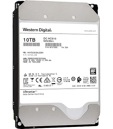 HGST 3.5インチ HDD 10TB SAS 12Gb/s Amazon.com: HGST Ultrastar He10 10TB 7200 RPM 4Kn SAS 12Gb/s 3.5