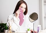 Utopia Towels Flannel Face Cloths Set 30x30 cm 24-Pack Pink 100% Ring Spun view 3