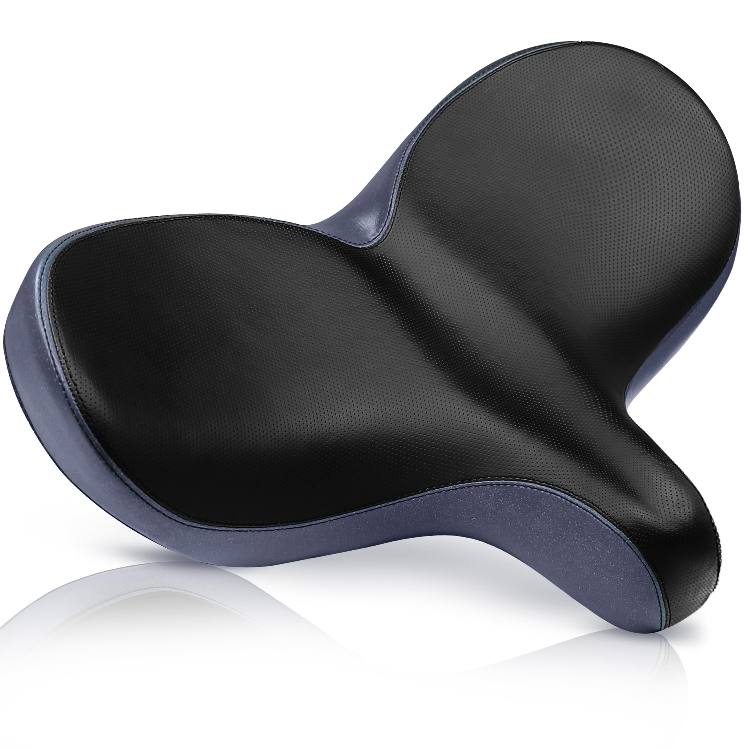 Photo 1 of X WING Mega Plus Bike Saddle Replacement Seat for Men & Women | Comfortable Padded Cushion, Ergonomic Design & Spacious Seat | Fit for Electric, City, Stationary, Exercise Bicycles & Beach Cruisers