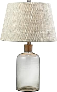 glass bottle lamp base