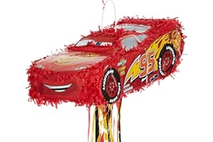 YA OTTA PIÑATA Amscan Disney Cars Lightning McQueen 3D Pinata (1)