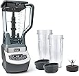 Ninja Professional Countertop Blender with 1100-Watt Base, 72 Oz Total Crushing Pitcher and (2) 16 Oz Cups for Frozen Drinks and Smoothies (BL660), Gray