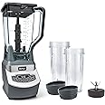 Ninja BL660 Professional Compact Smoothie & Food Processing Blender, 1100-Watts, 3 Functions for Frozen Drinks, Smoothies, Sa