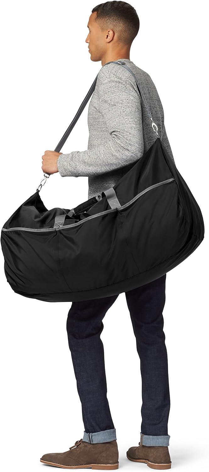  | Basics Large Travel Luggage Duffel Bag, Black | Travel Duffels