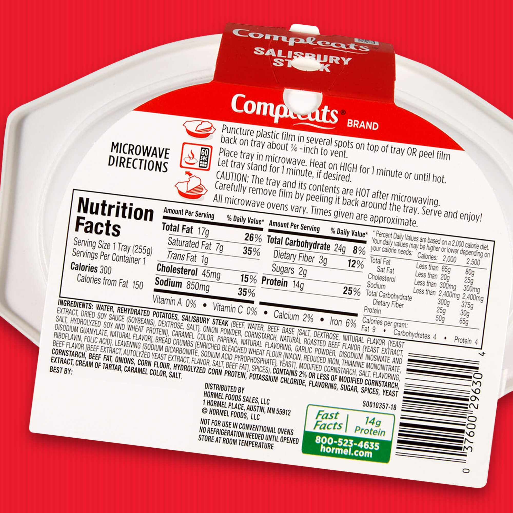 Hormel Compleats Salisbury Steak, 9 Ounce - Image 3