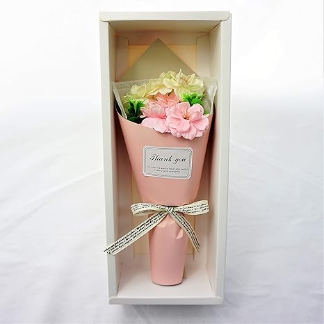 Amazon Bioフレグランスソープフラワー フェアリー3輪プリティ桜 ギフトボックス お祝い 記念日 お見舞い ギフトに最適 プリティ桜ピンク プリザーブドフラワー オンライン通販