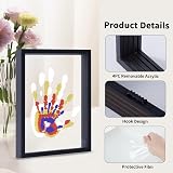 CHERRY CHEERS Family Handprint Kit Wooden Frame Non-Toxic Paints view 5