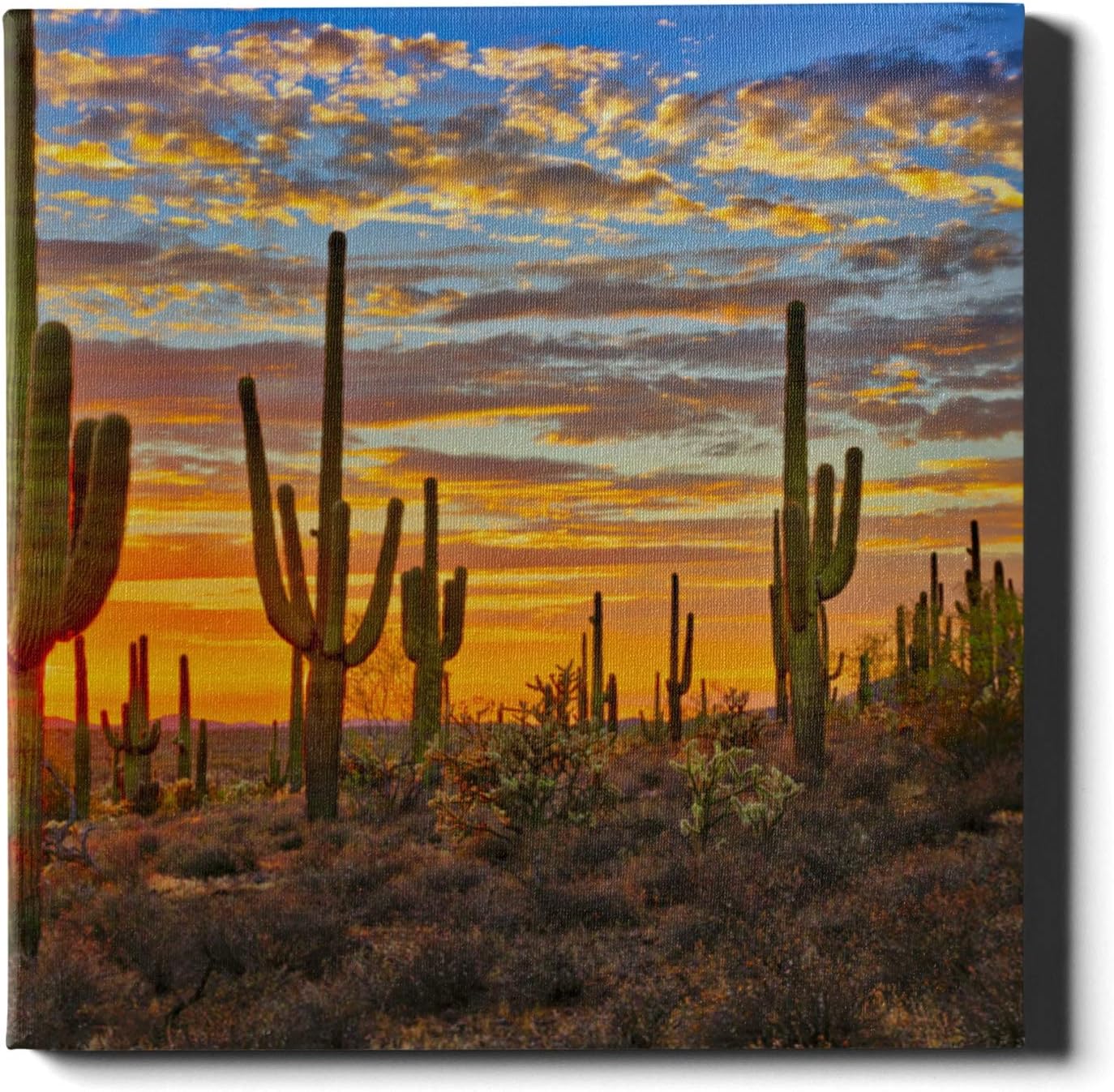 Decoración para hombre Arte de pared Hermoso desierto en la puesta de
