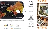Artme Tear Off Palette 36 Sheets 23x30.5cm Wax Coated Paper with Thumb Hole view 2