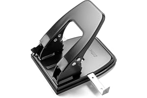 Standard 2 Hole Paper Punch, 30 Sheets Capacity, Black (90079)