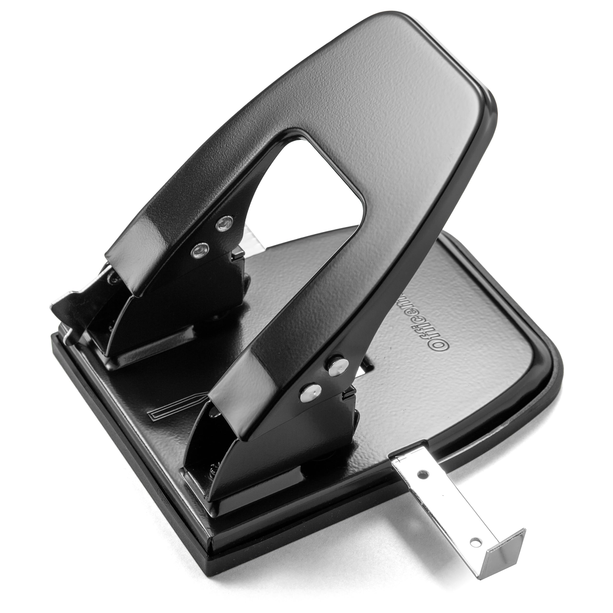 Officemate Standard 2 Hole Paper Punch, 30 Sheets Capacity, Black (90079)
