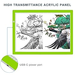 LitEnergy A3 LED Copy Board Light Tracing