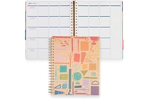 Erin Condren Inspired Collection Large Teacher Planner (July 2024 - June 2025) - School Supplies Cover