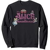 Disney Alice In Wonderland Group Shot Title Logo Sweatshirt