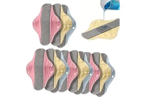 Reusable Graphene Incontinence Pads, Reusable Leak-Proof & Waterproof Washable Incontinence Pads for Elderly Care & Mobility 