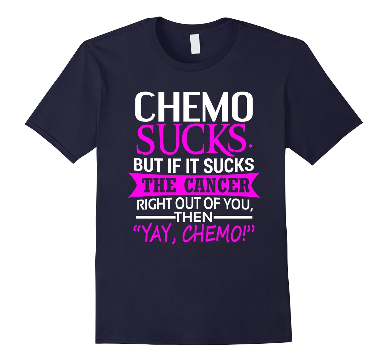 Chemo Sucks- Funny Breast Cancer T-Shirt-ANZ