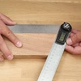 Trend 7 inch Stainless Steel Digital Angle Finder Ruler DAR/200 Silver view 9