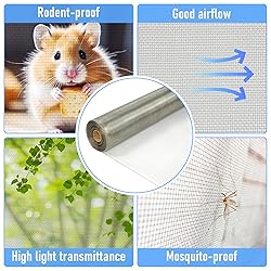 jxgzyy 304 Stainless Steel Mesh Screen Roll Window